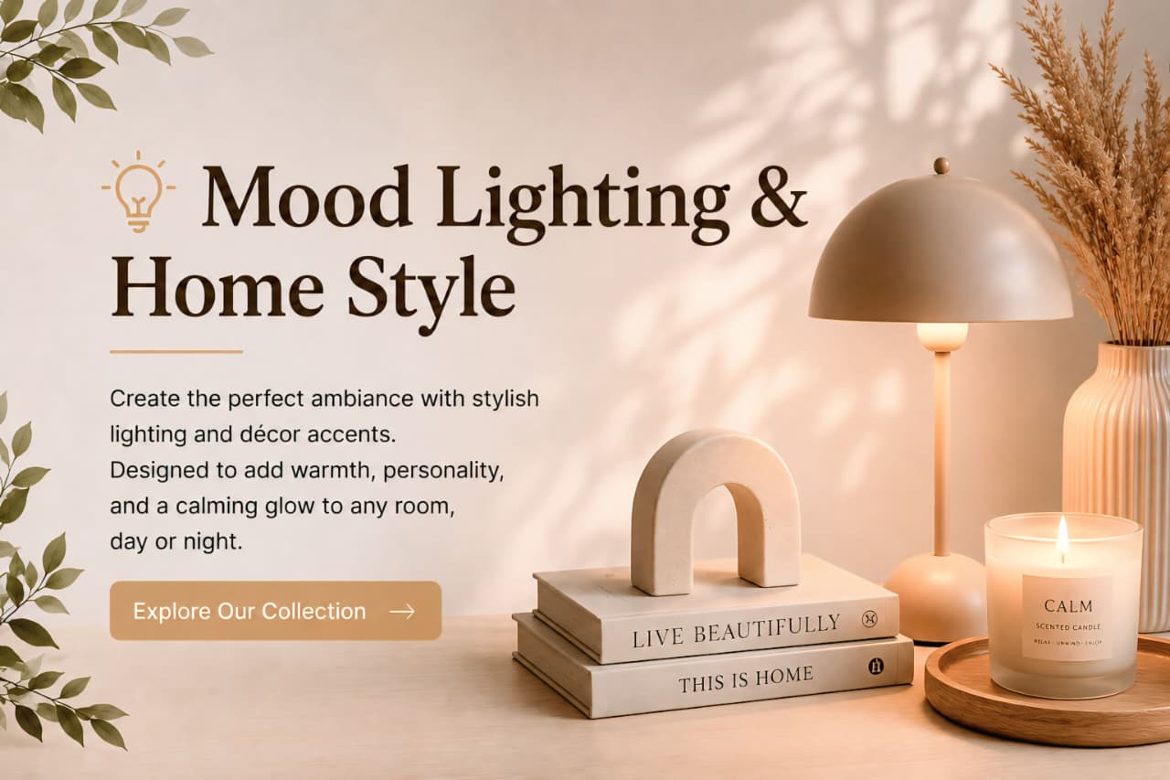💡 Mood Lighting & Home Style