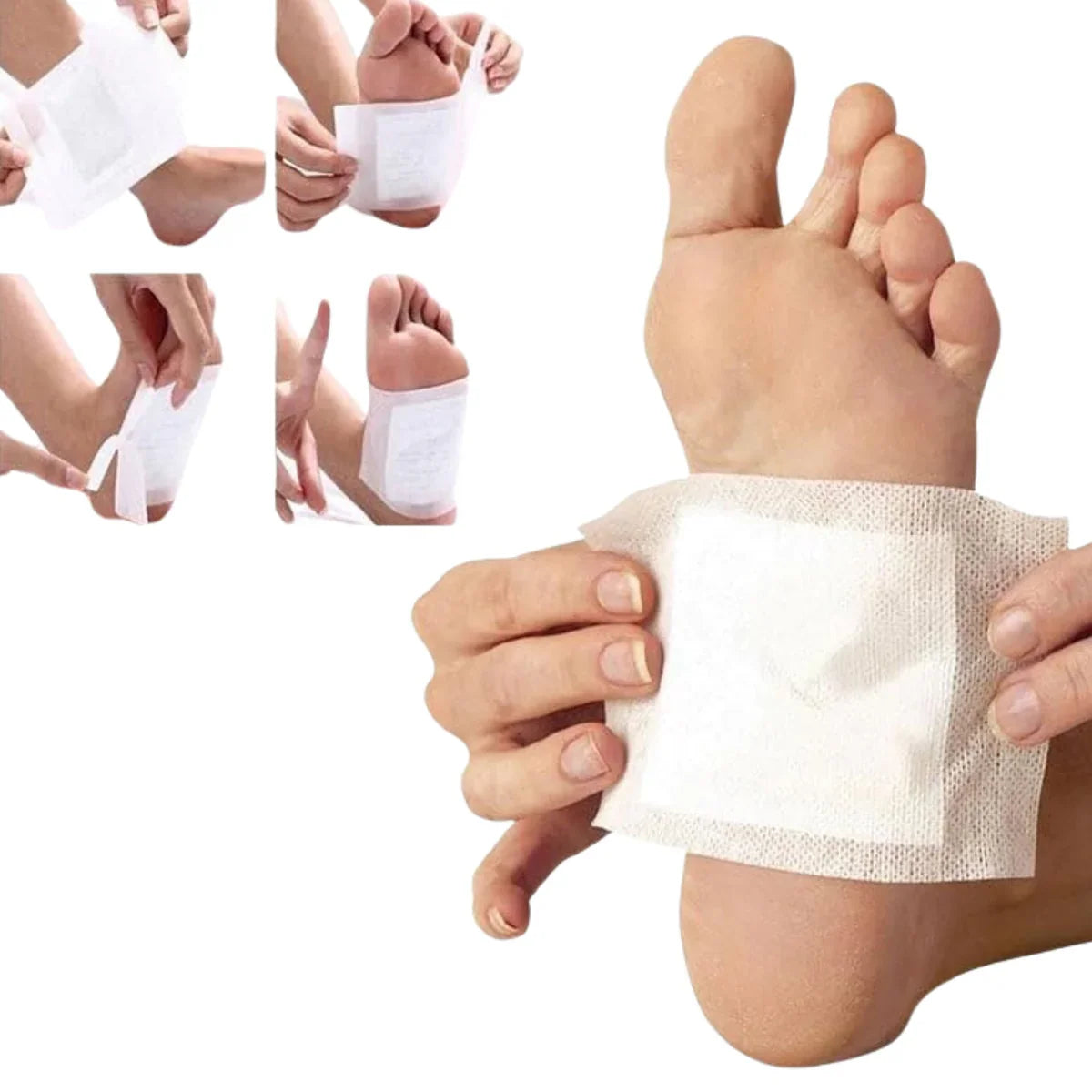 Detoxi Pure Ginger & Salt Cleansing Foot Pads (30-Piece Set)