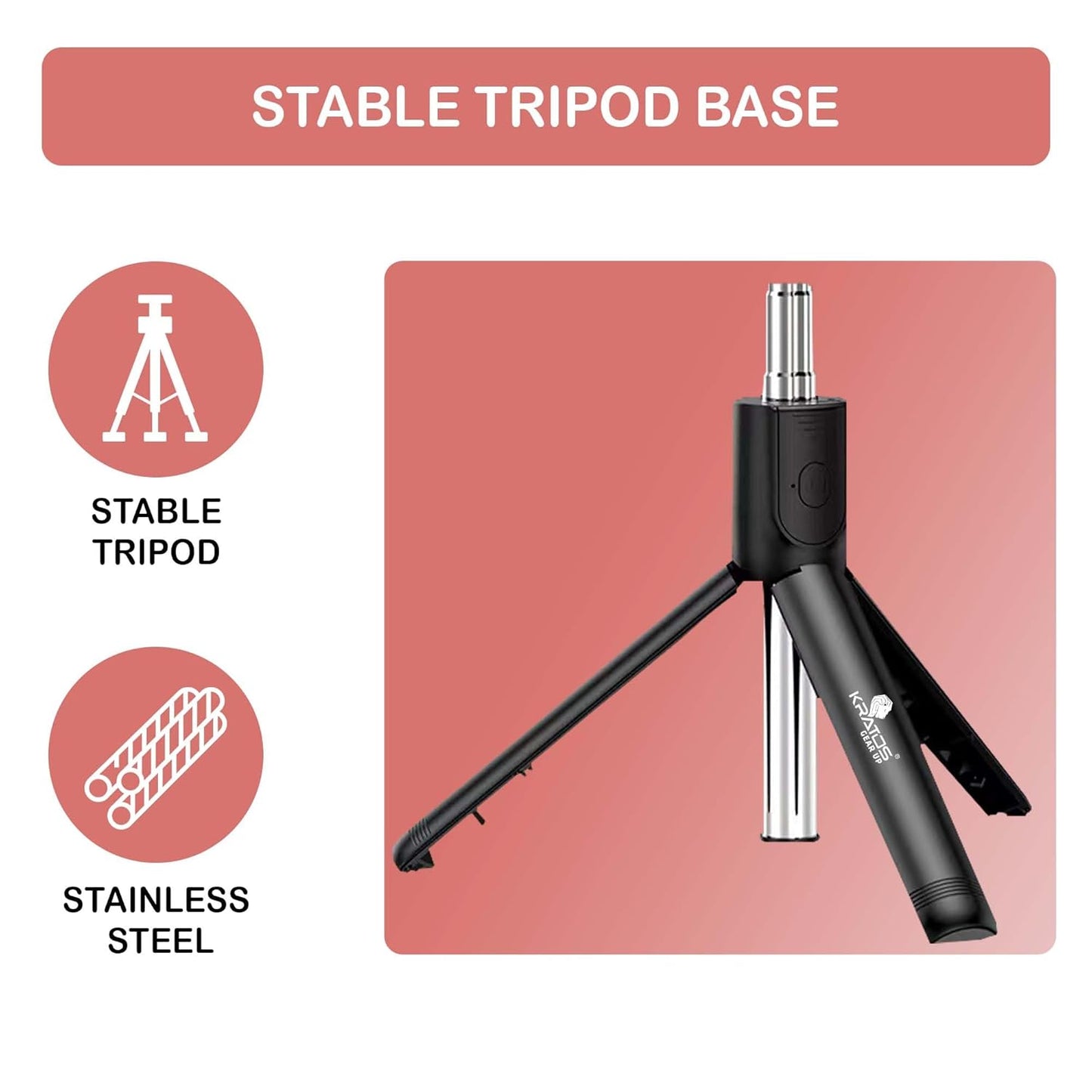 3 in 1 Snap Stick Tripod