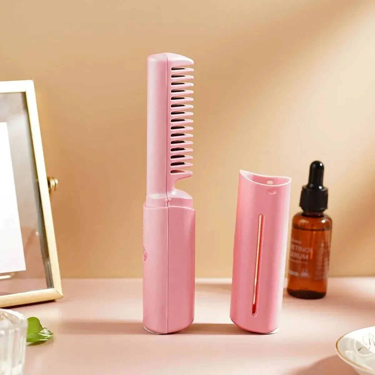 Silk Straight Pro Mini USB Cordless Hair Straightener Brush