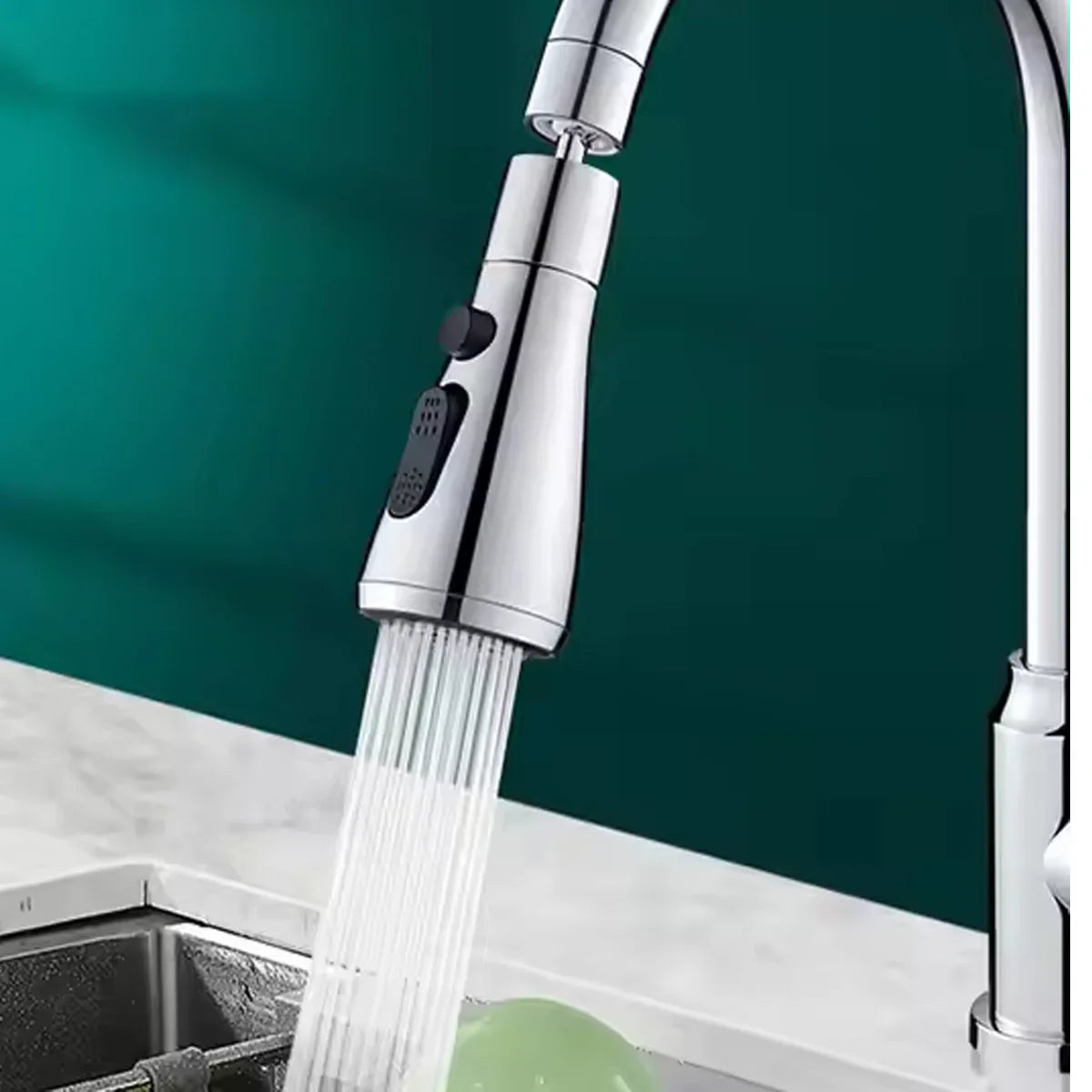 Aqua Flow Pro 3-Mode Pull-Down Kitchen Faucet Sprayer