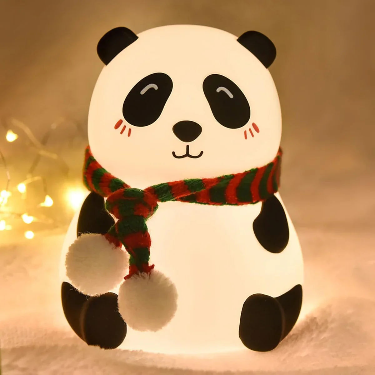 Panda Glow Pro 7-Color Silicone Touch Night Lamp