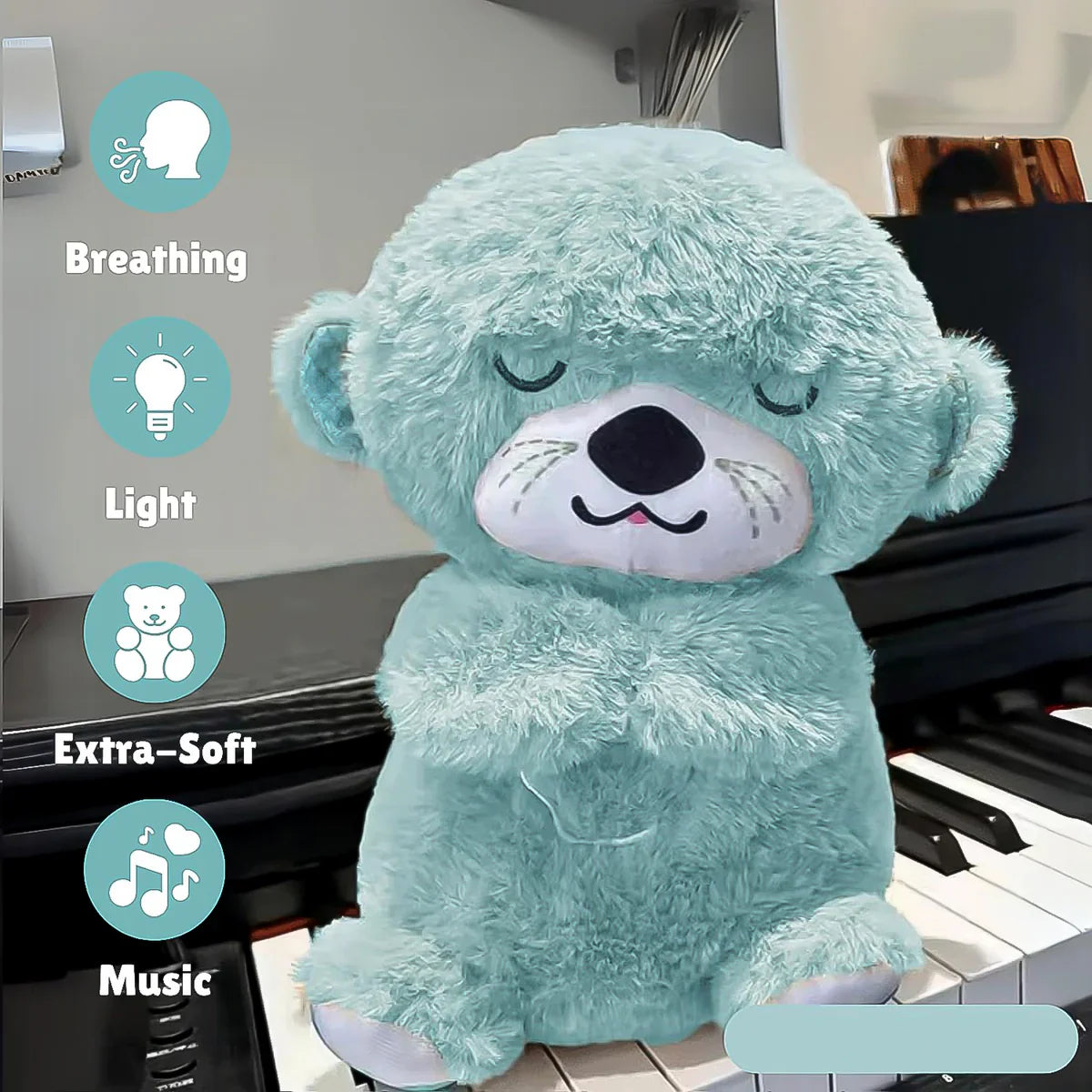 Glow Hug Pro Musical LED Plush Teddy Bear