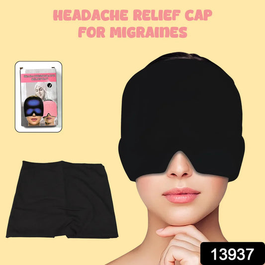 Cool Relief Pro Migraine Therapy Cap (Black)