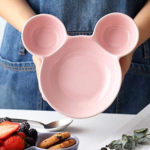 Fun Bite Mickey-Shaped Kids Sectioned Snack Plate ( Pc 3 )