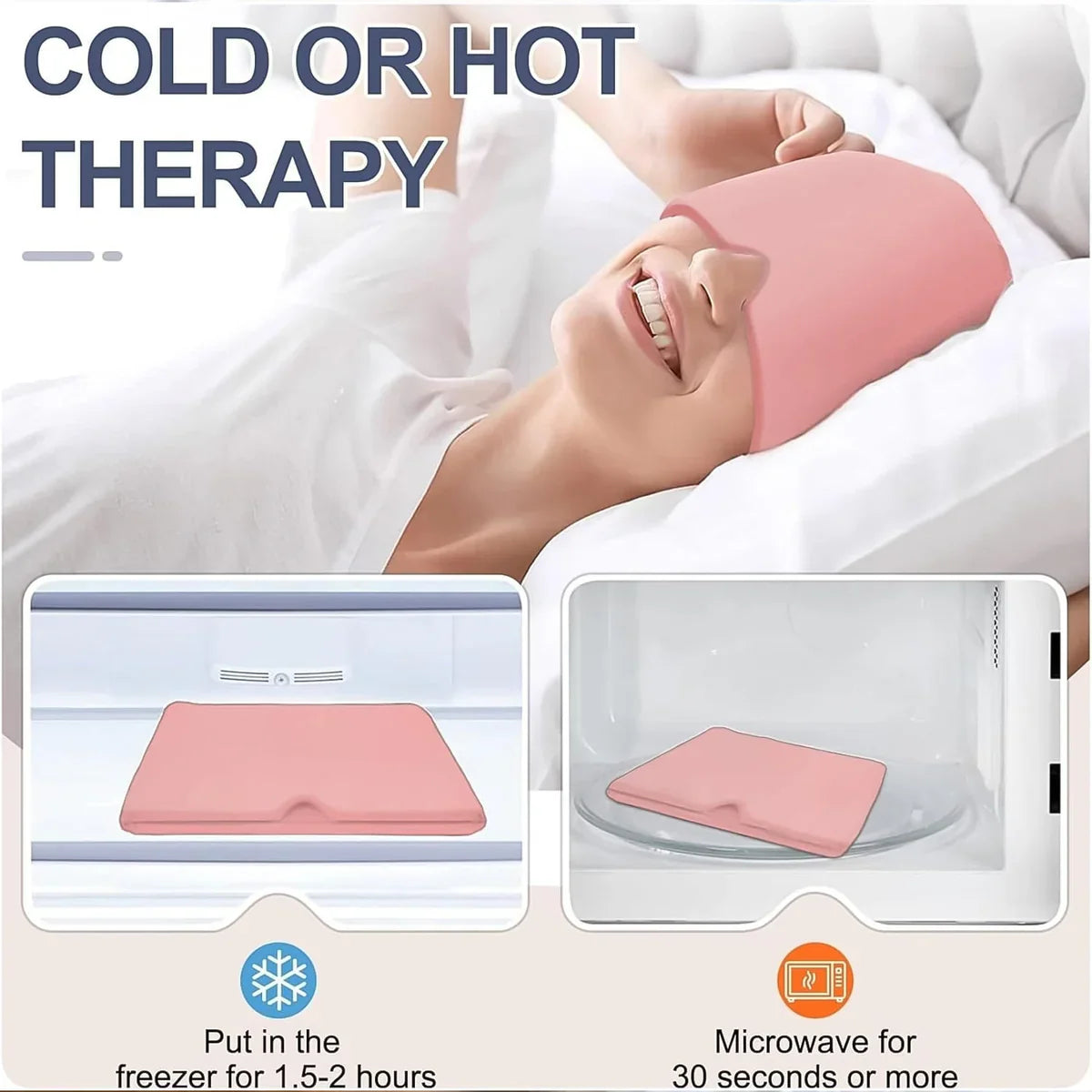 Cool Relief Pro Migraine Therapy Cap (Black)
