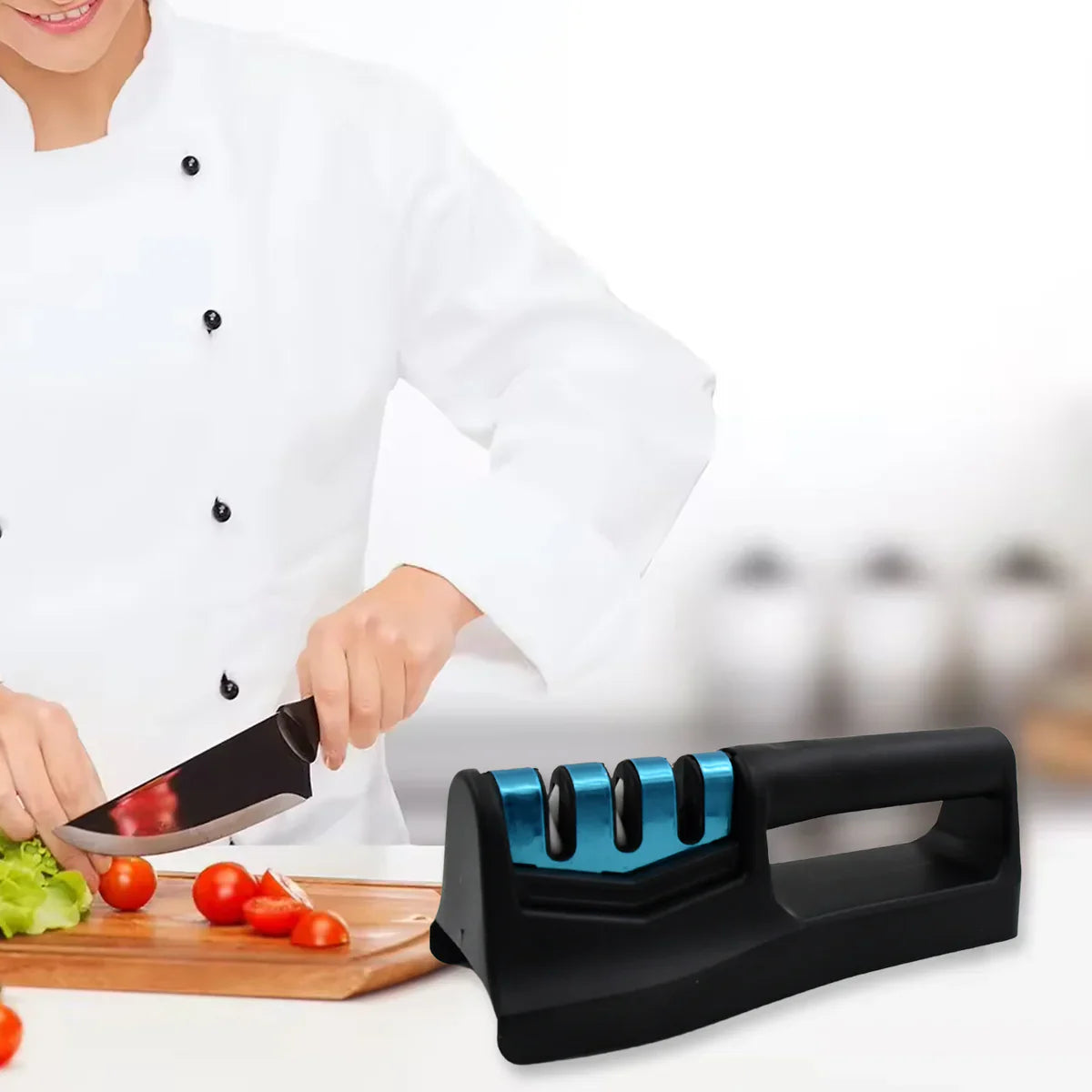 Chef Master Pro 9-in-1 Knife Sharpener & Kitchen Tool