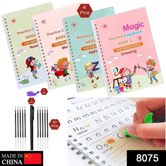 Re Write Pro 4-Piece Reusable Magic Copybook Set