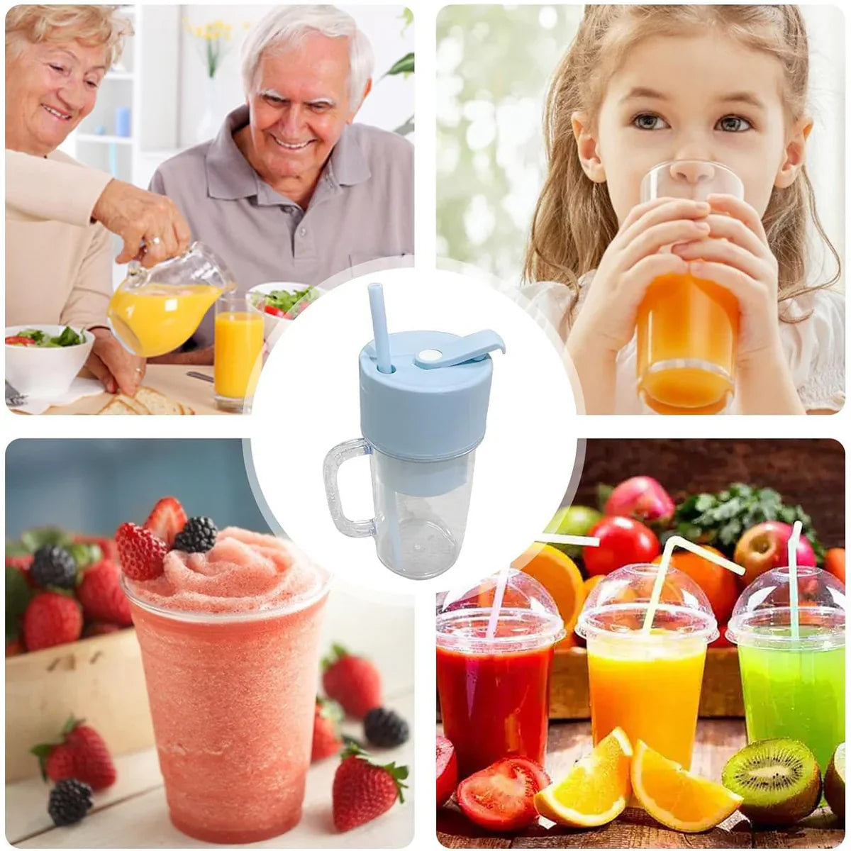 Blend Go Pro 2-in-1 USB Portable Juicer (340ml)