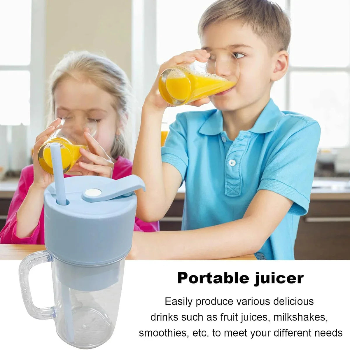 Blend Go Pro 2-in-1 USB Portable Juicer (340ml)