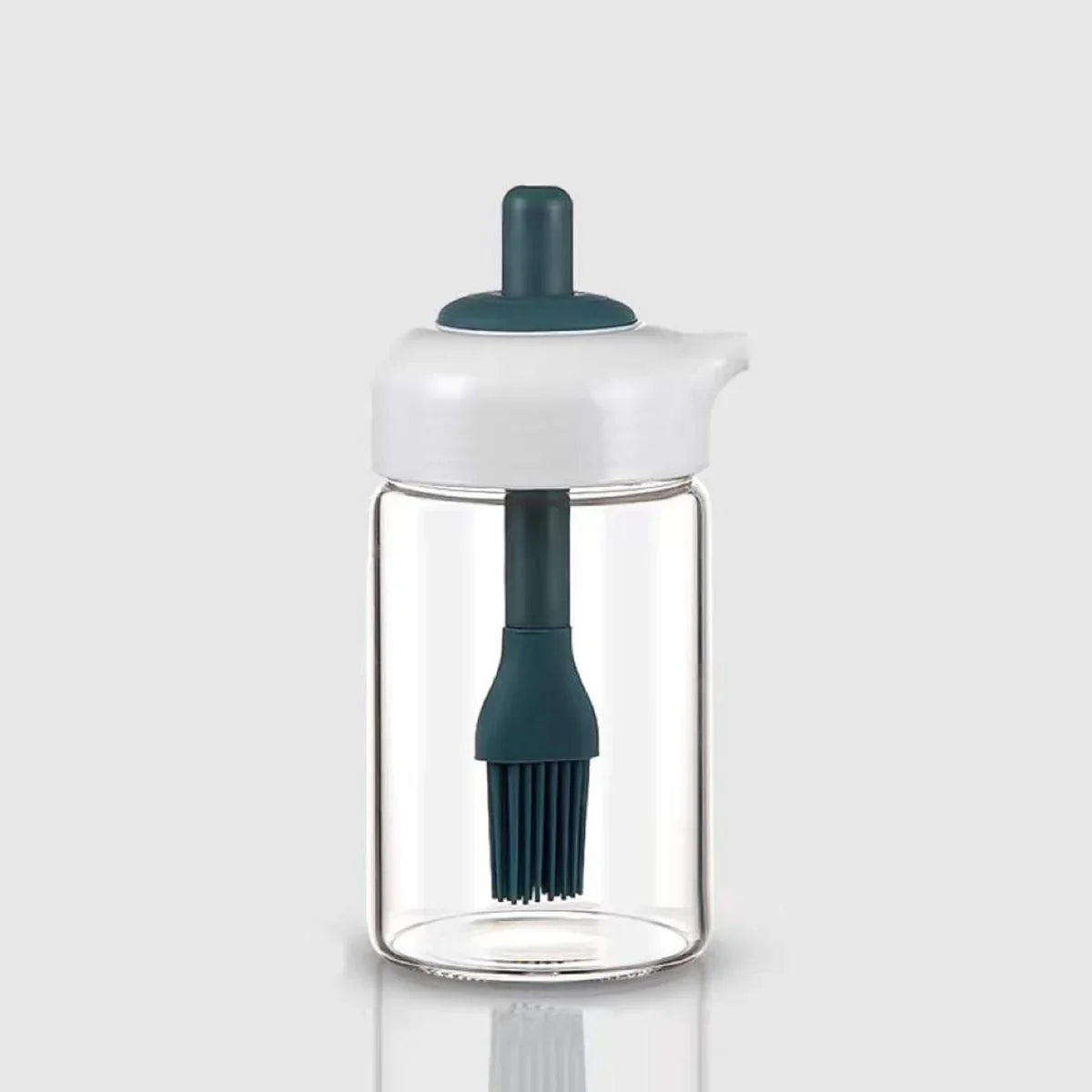 Smart Pour Pro 2-in-1 Glass Oil Dispenser with Silicone Brush