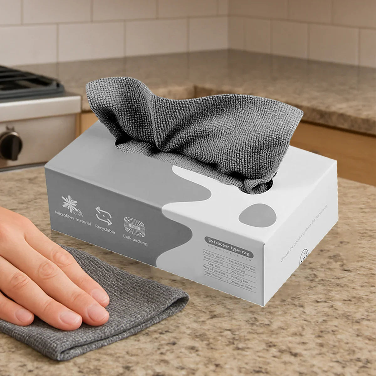 Clean Wipe Pro™ Thickened Multi-Surface Magic Cloth – 20PCS
