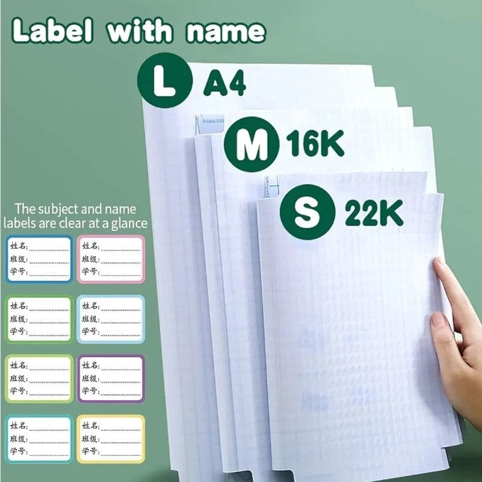 Waterproof Book Cover Sheets – 30 Self Adhesive Covers