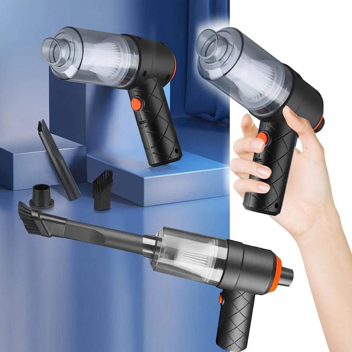Turbo Clean Pro 2-in-1 Wireless Handheld Car & Home Vacuum