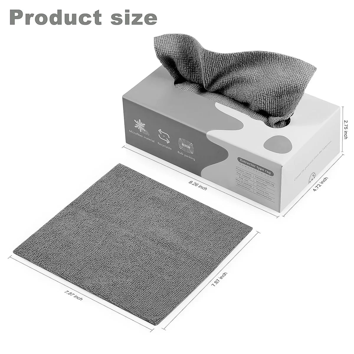 Clean Wipe Pro™ Thickened Multi-Surface Magic Cloth – 20PCS
