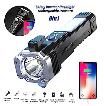 Rescue Beam Pro 3W Rechargeable Emergency LED Flashlight